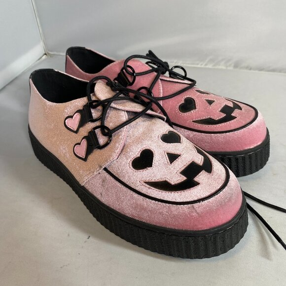 Strange Cvlt pastel pink jack-o’-lantern heart velvet krypt creeper 11 hallowen - Picture 1 of 8